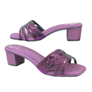 Salwa Heels S84H - Purple