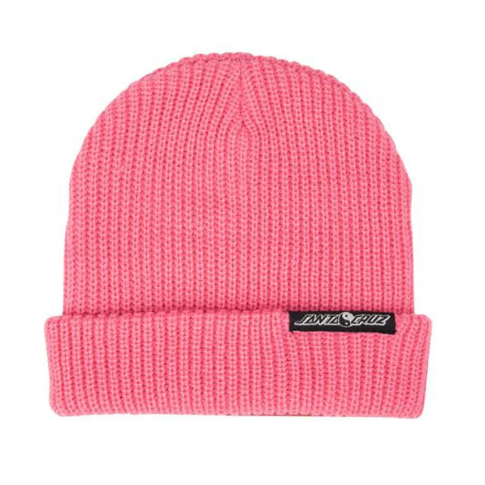 Santa Cruz Womens Yin Yang Strip Beanie - Pink