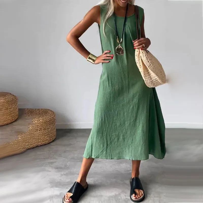 Savanna - Relaxed Sleeveless Dress