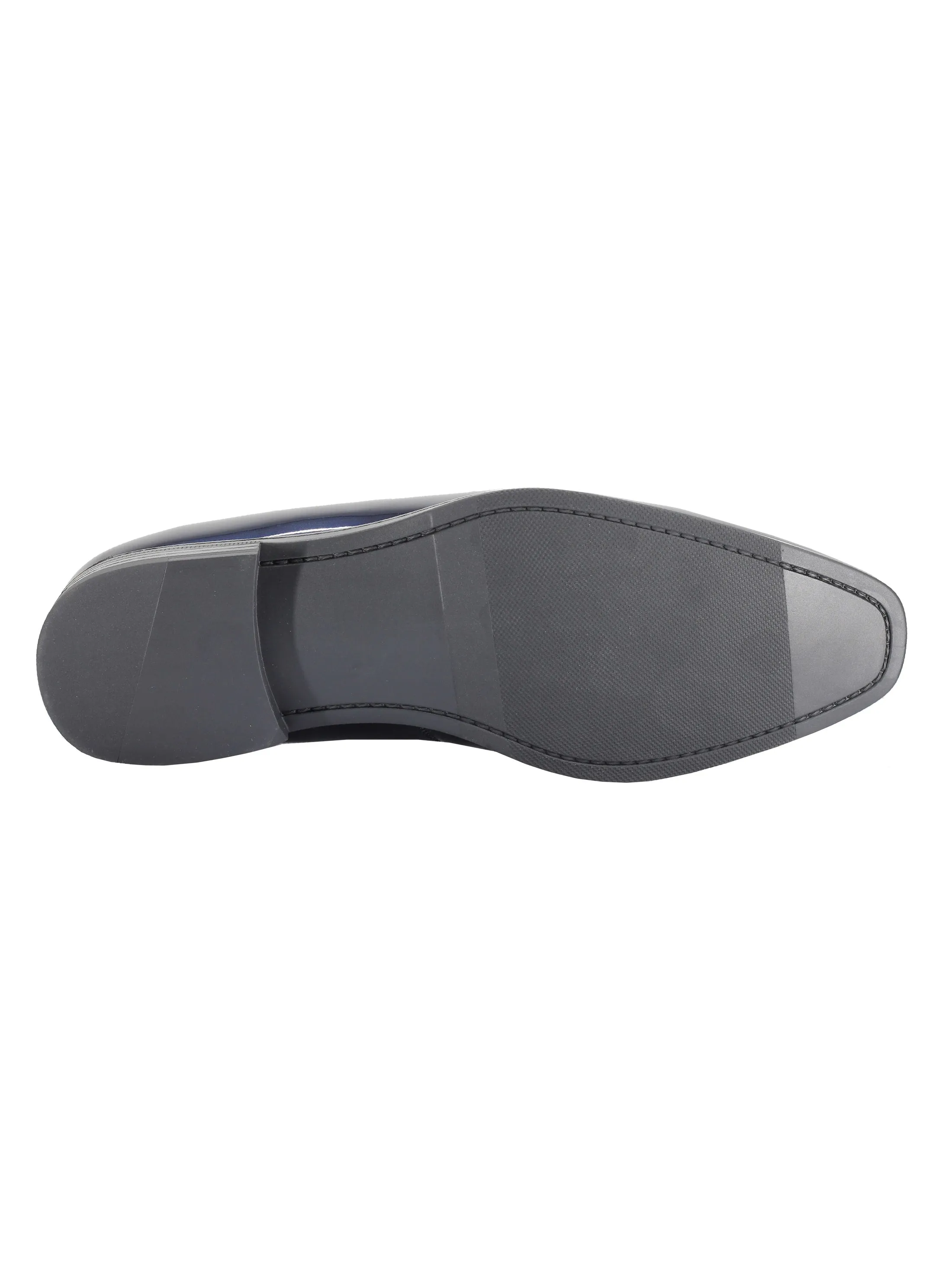 SHINY VELVET LOAFERS WITH BUCKLE