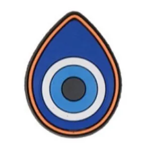 SHOE CHARMS - TEARDROP EVIL EYE