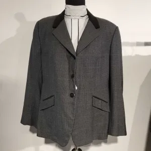 Show Season Houndstooth Hunt Coat Custom Approx. Ladies 20/22