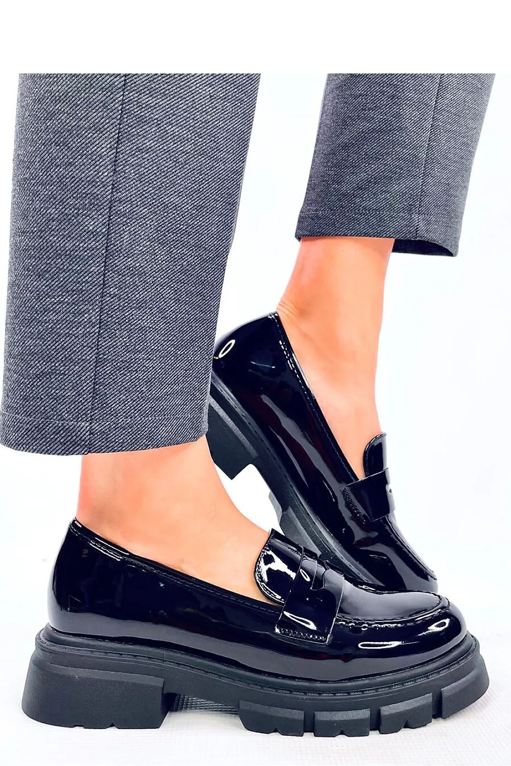 Sleek Steps: The Glossy Loafer Look