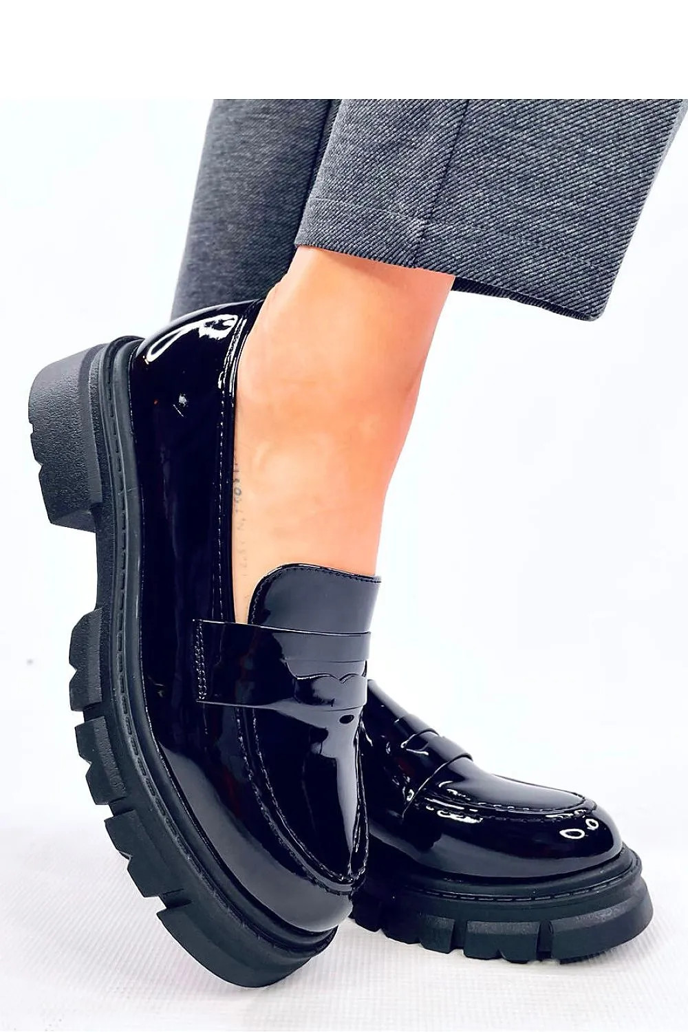 Sleek Steps: The Glossy Loafer Look
