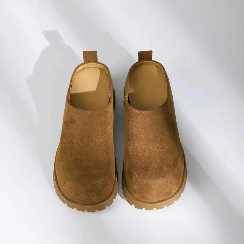 Smooth Microfiber Modern Clogs