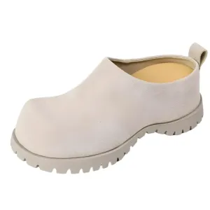 Smooth Microfiber Modern Clogs
