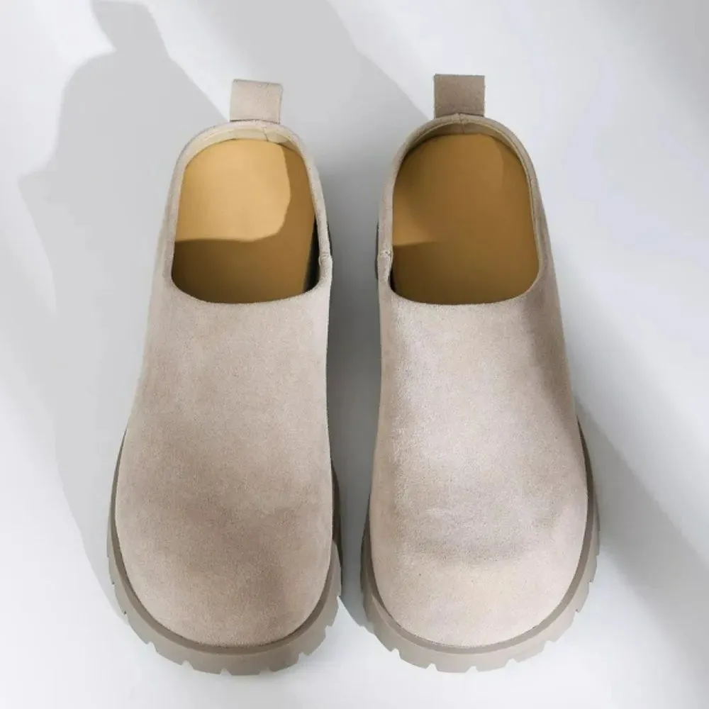 Smooth Microfiber Modern Clogs