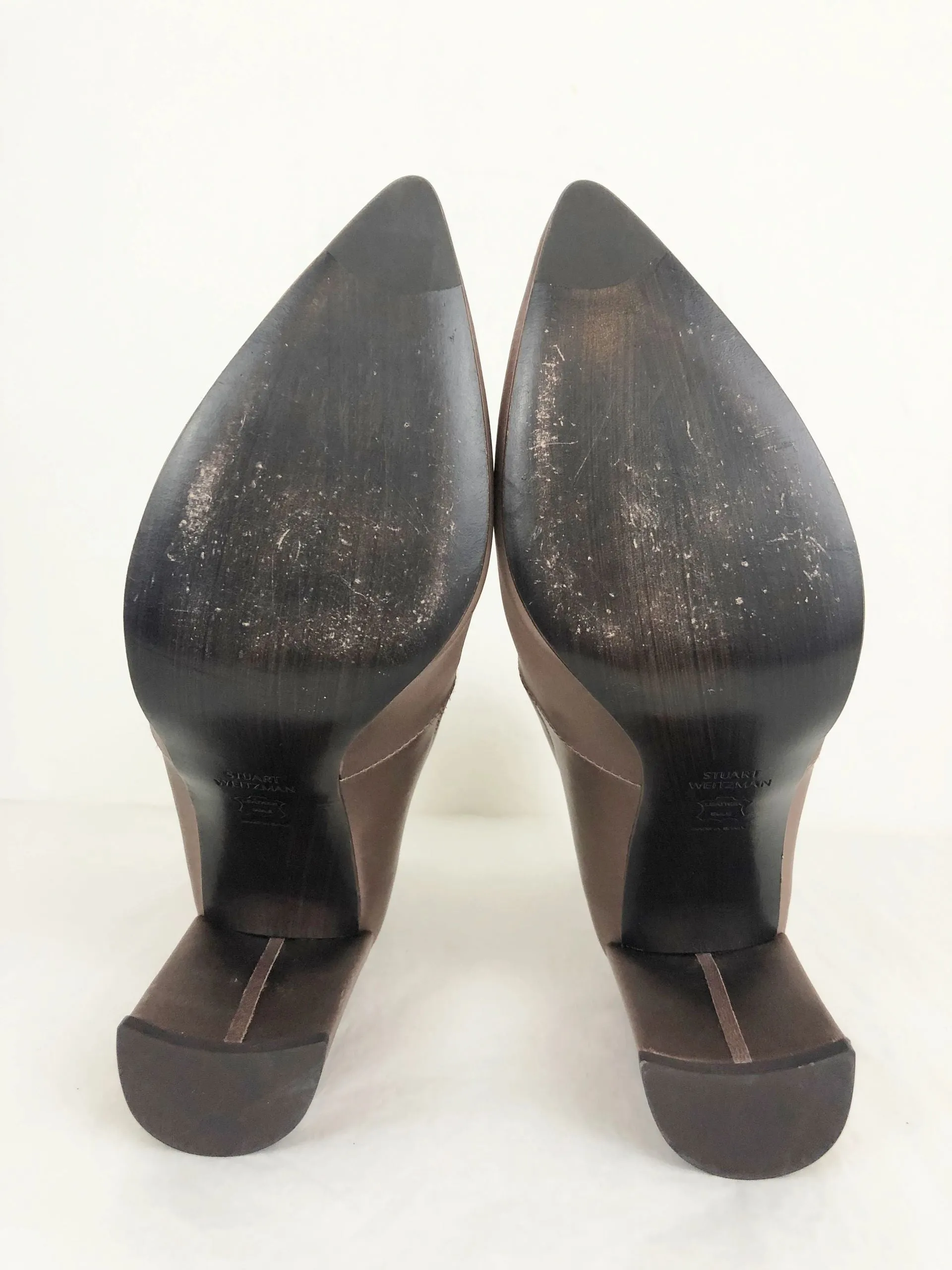 Stuart Weitzman Stretch Satin Boots Size 7.5