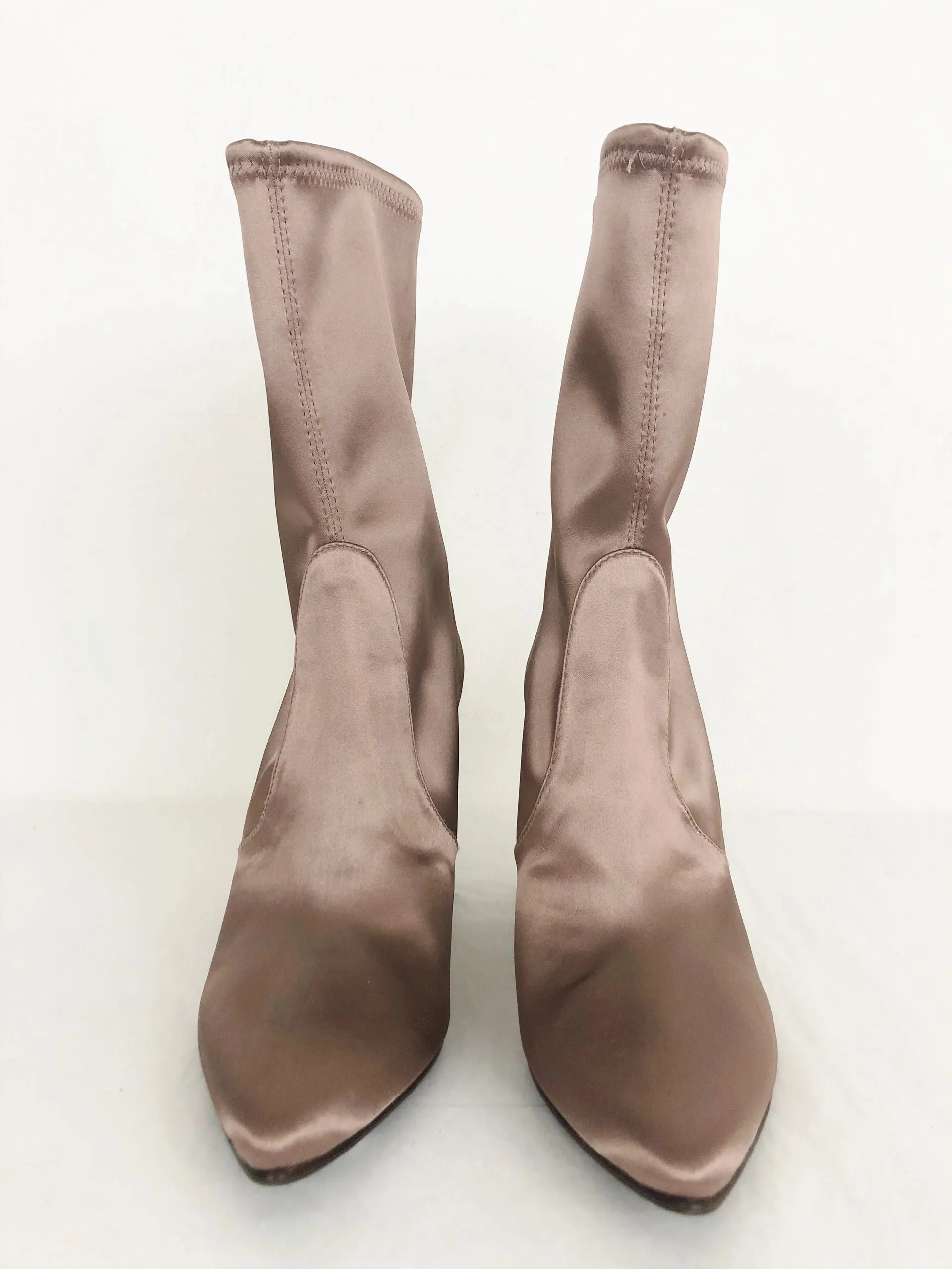 Stuart Weitzman Stretch Satin Boots Size 7.5