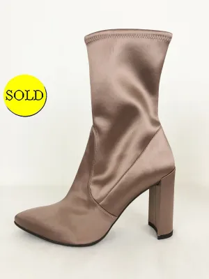 Stuart Weitzman Stretch Satin Boots Size 7.5