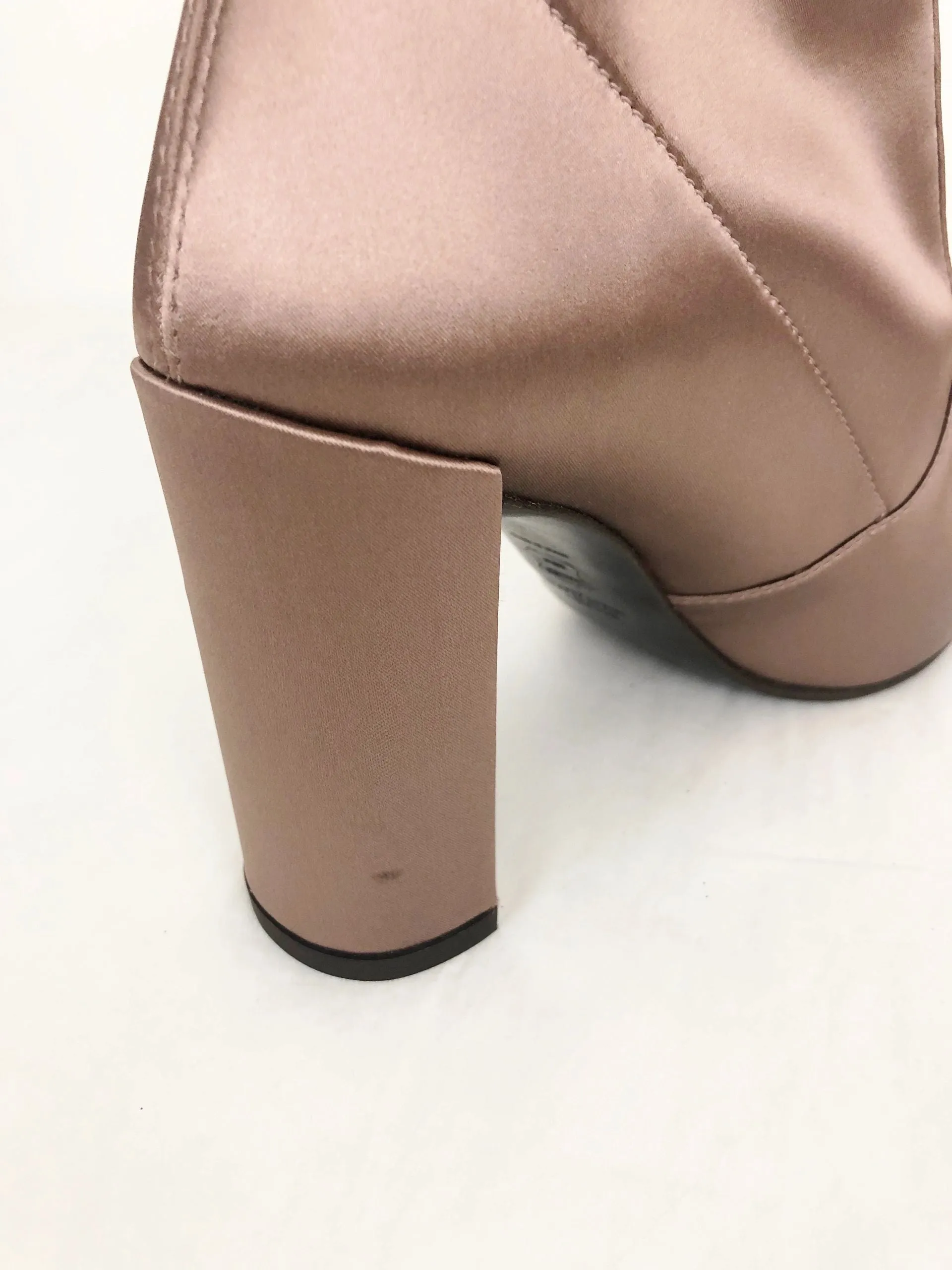 Stuart Weitzman Stretch Satin Boots Size 7.5
