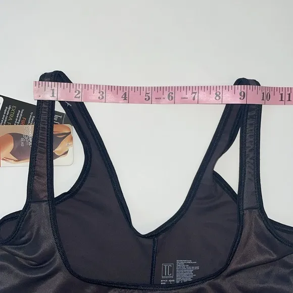 TC Bodysuit Firm Control Black Size Large NWT