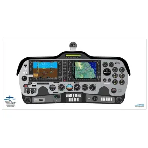 Tecnam 18" x 36" Cockpit Posters