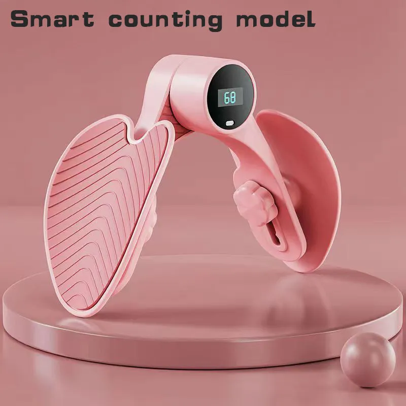Thigh Exerciser, Thigh Master With Counter, Inner Thigh Exercise Equipment With Resistance Band For Women Men, Adjustable Pelvic Floor Muscle Trainer