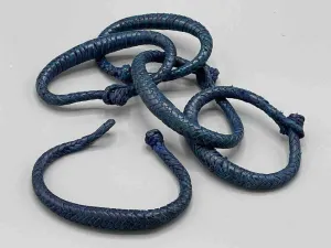 Tightly Woven Leather Solid Color Bracelet - Mali
