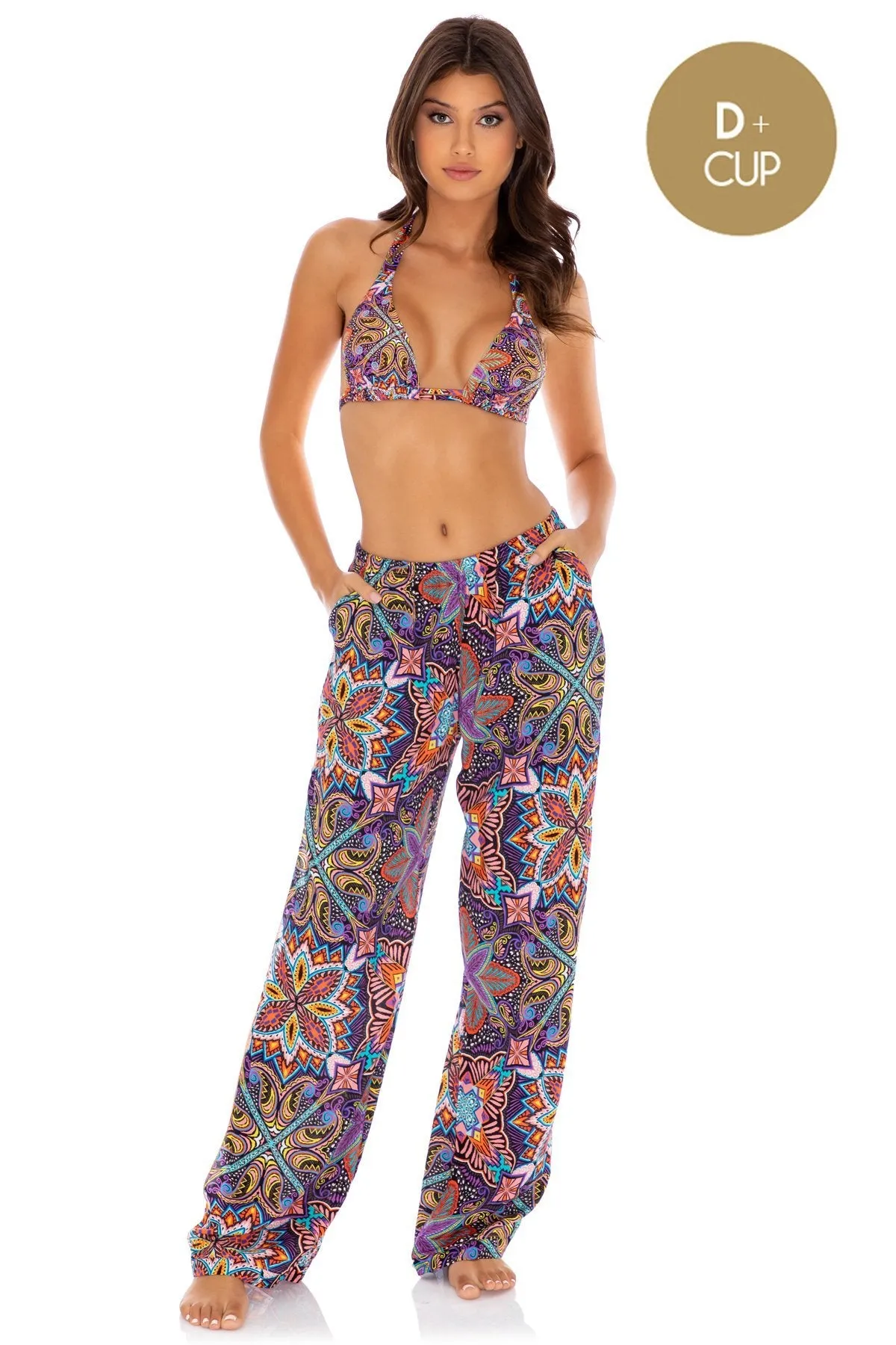 TIKI BABE - Triangle Halter Top