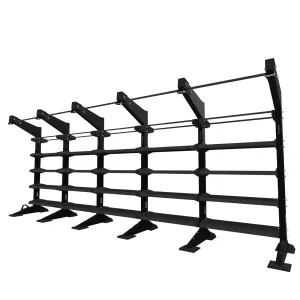 Torque X-Create 5-Module Storage Wall (Black Satin)