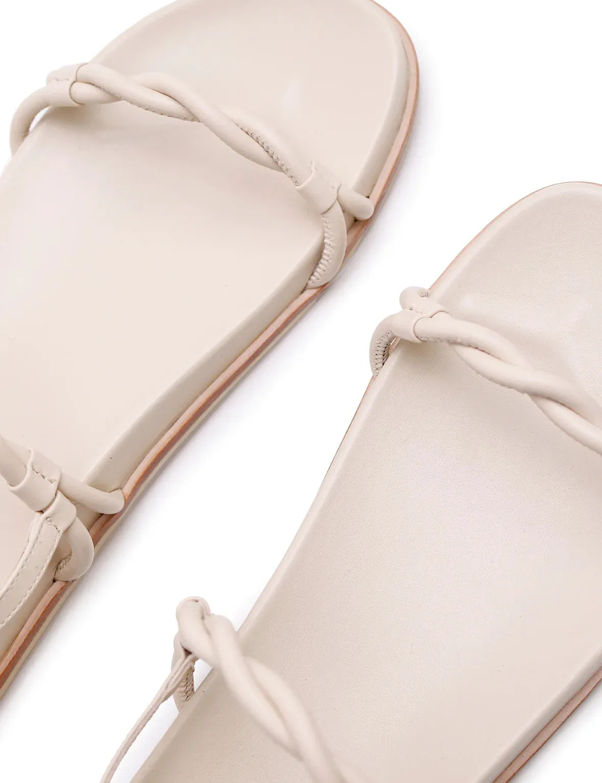 Twisted Sandal - Cream