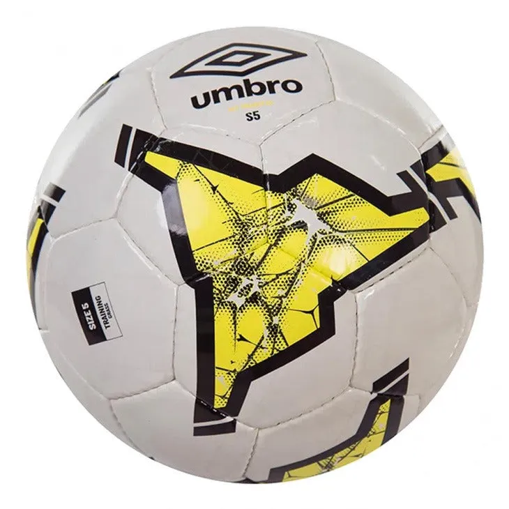 Umbro Neo Trainer Football (White Black Limeade)