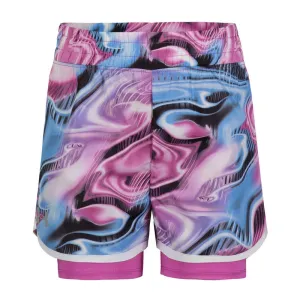 Under Armour Girl UA Woven 2FER Short - Vivid Magenta