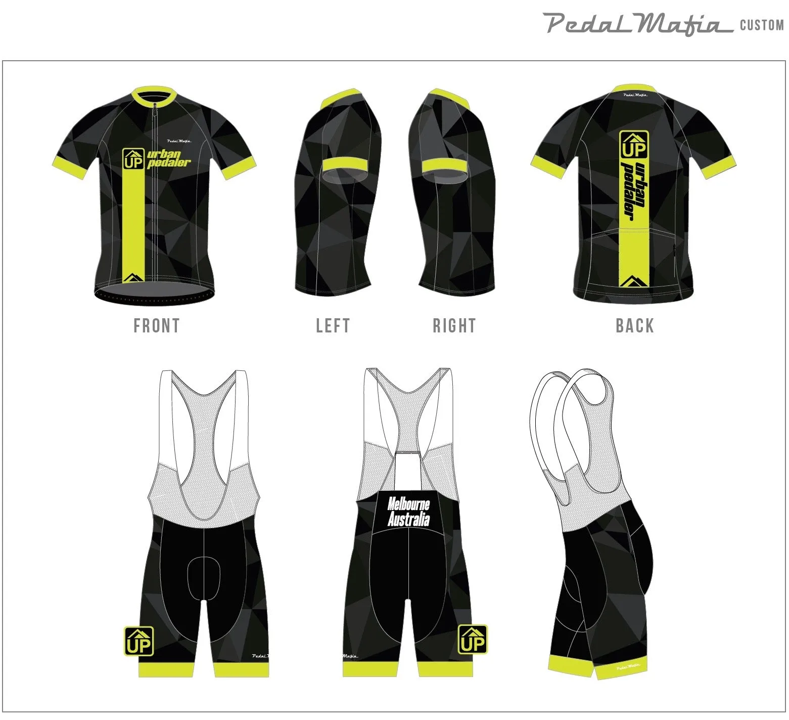 Urban Pedaler Mens Bibs by Pedal Mafia
