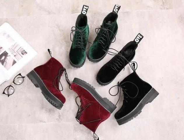Velvet Boots