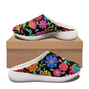 Vibrant Floral Garden Clogs