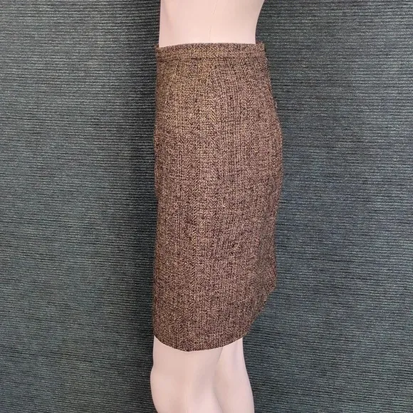 Vintage Silk Tweed Skirt Ann May