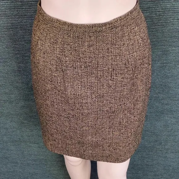 Vintage Silk Tweed Skirt Ann May