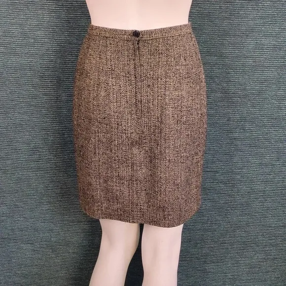 Vintage Silk Tweed Skirt Ann May