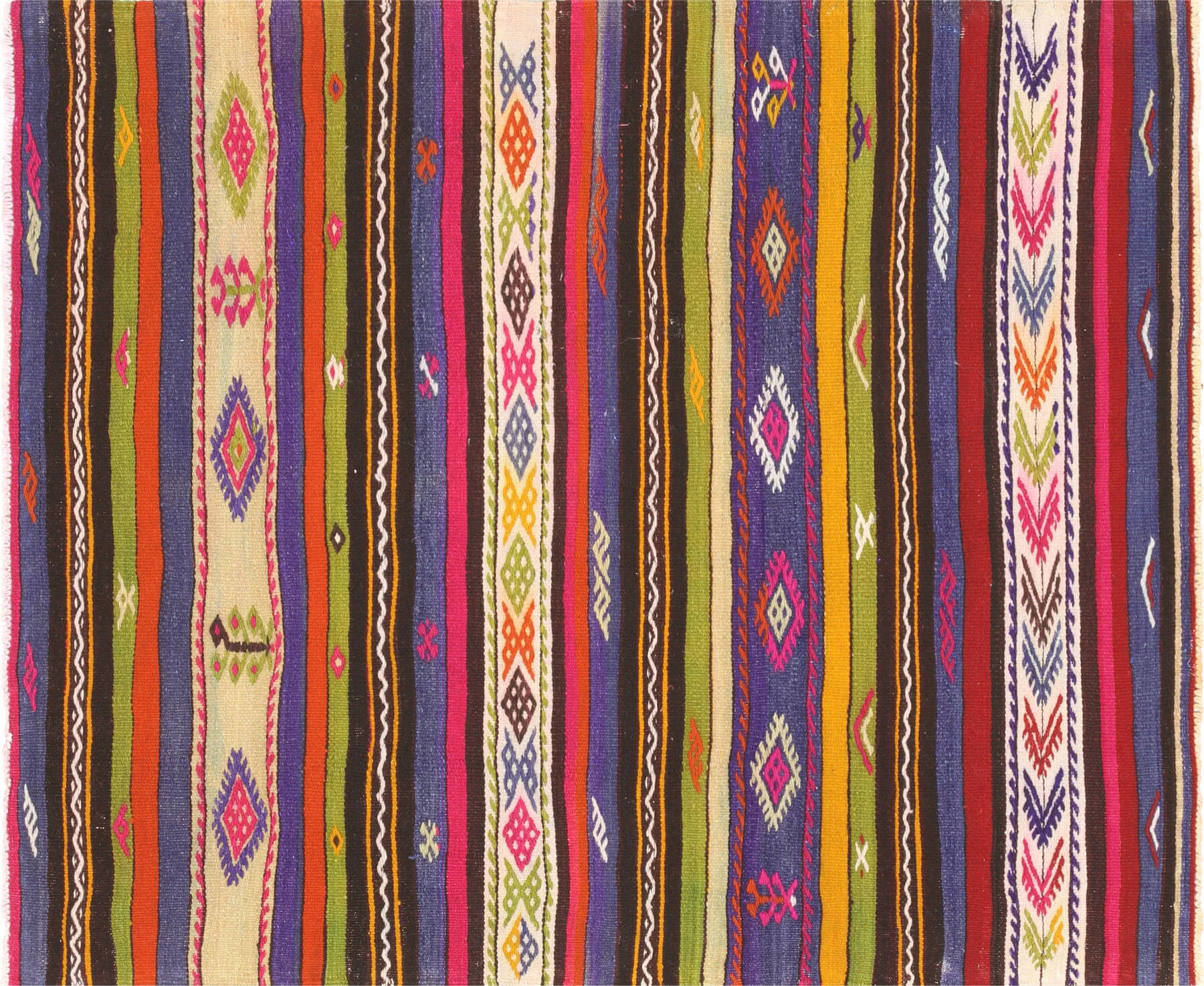 Vintage Turkish Kilim - 3'10" x 4'8"