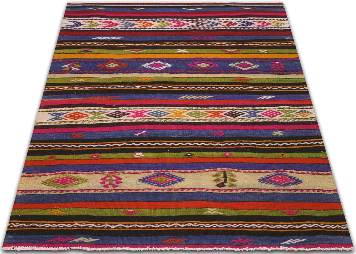 Vintage Turkish Kilim - 3'10" x 4'8"