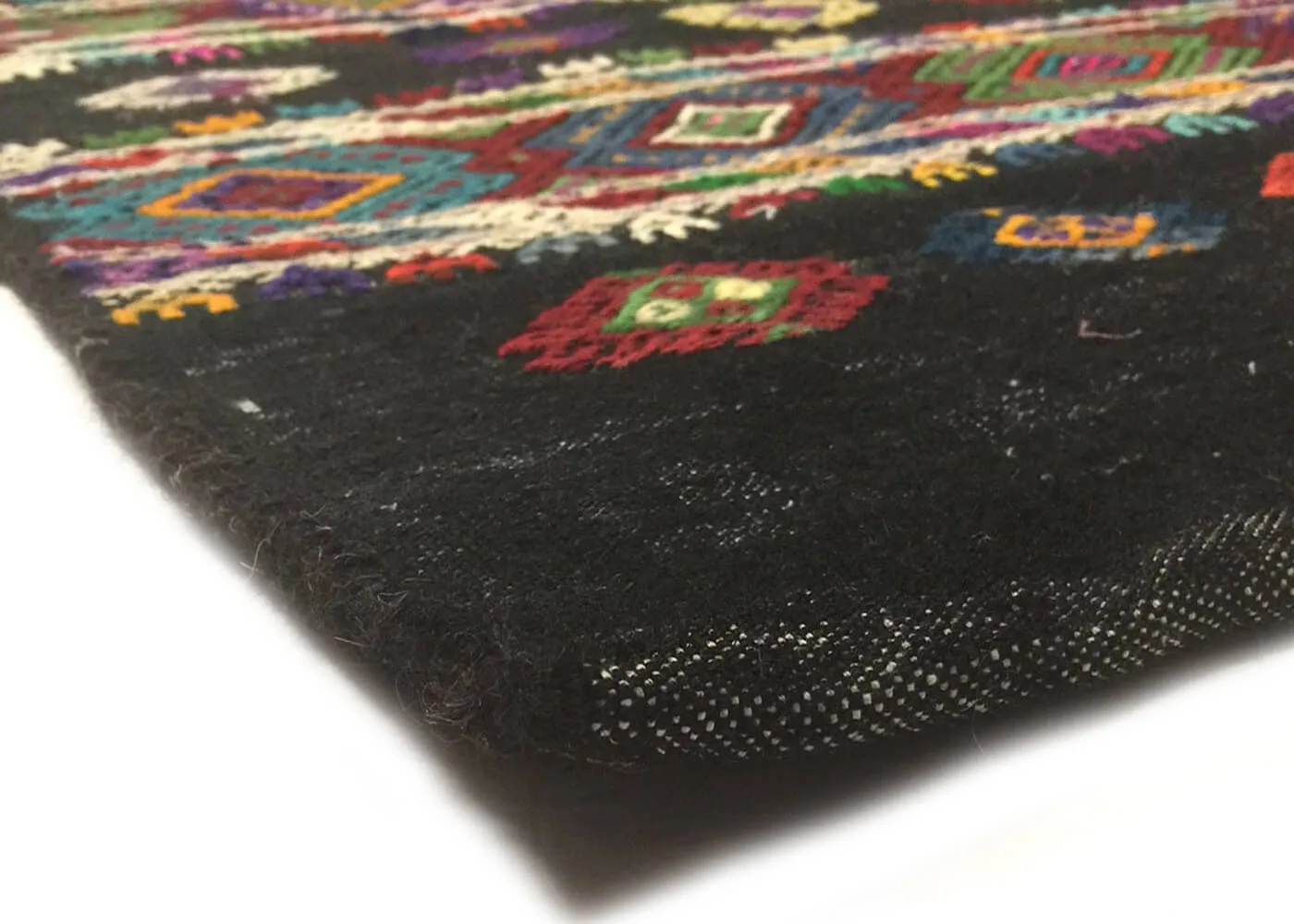 Vintage Turkish Kilim Floor Cushion - 2'9" x 5'9"