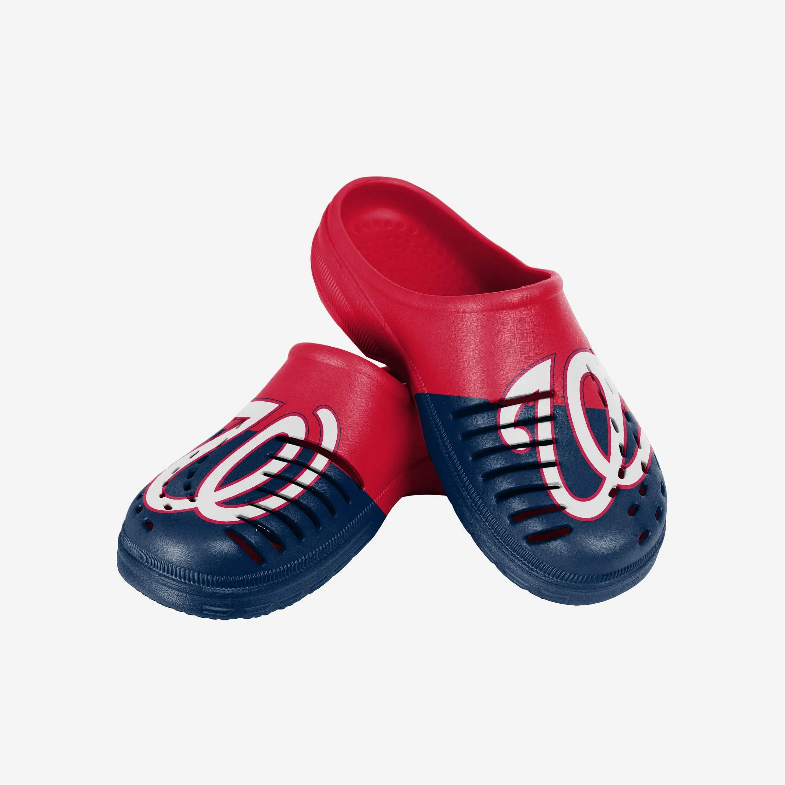 Washington Nationals Mens Colorblock Big Logo Clog