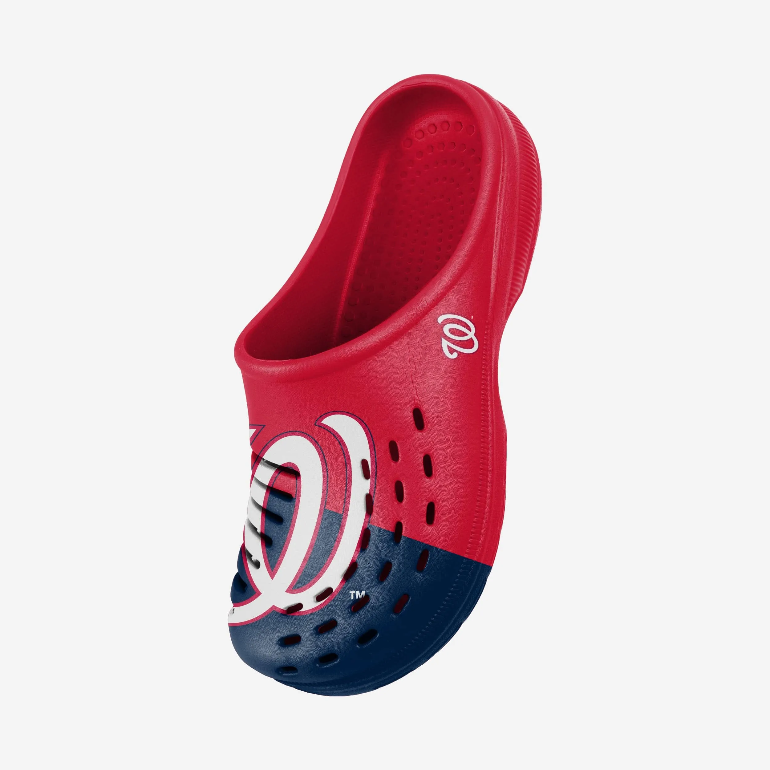 Washington Nationals Mens Colorblock Big Logo Clog