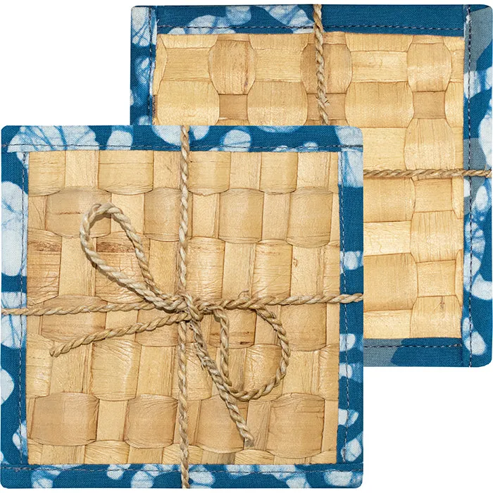 Water Hyacinth Coasters