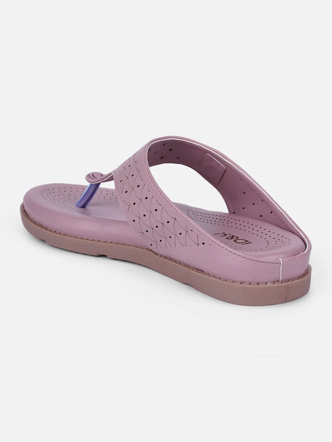 Women's Lavender Thong Sandals (IU6016)