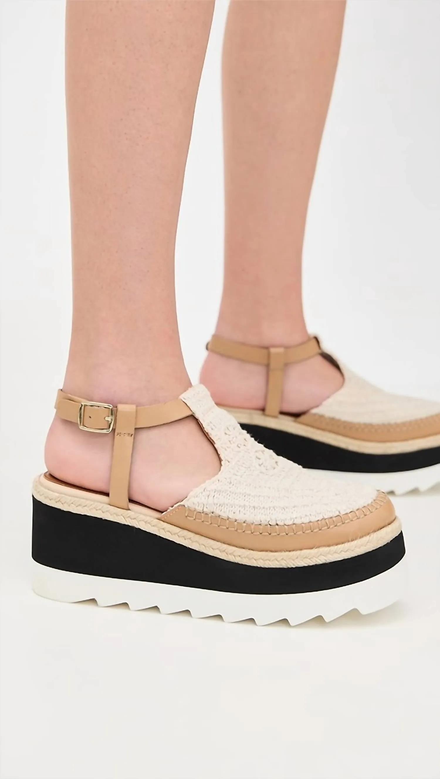 Women's Morning In Mykonos Espadrille In Vachetta Multi