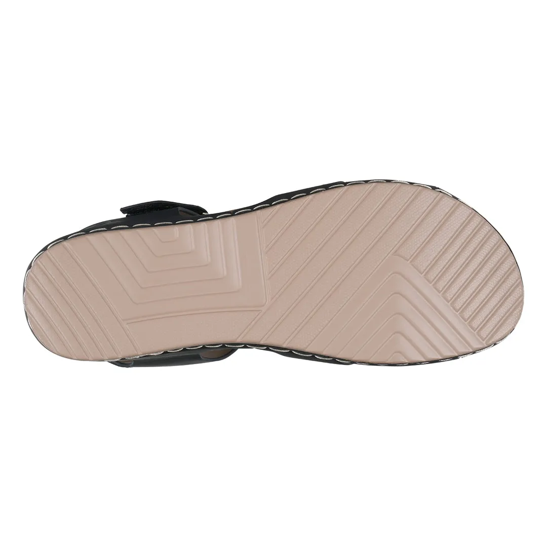 Women's Nala Black Comfort Sandals