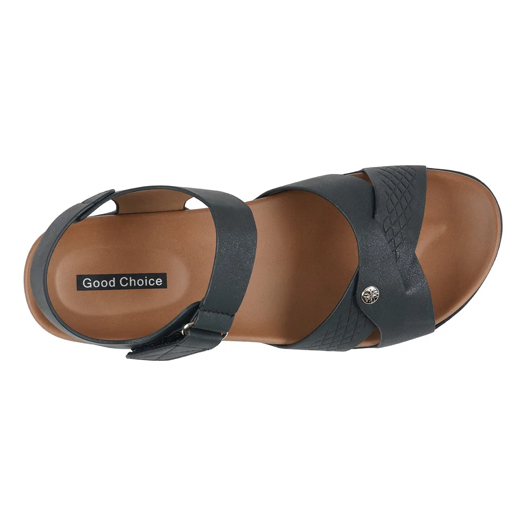 Women's Nala Black Comfort Sandals