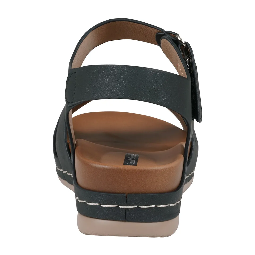 Women's Nala Black Comfort Sandals