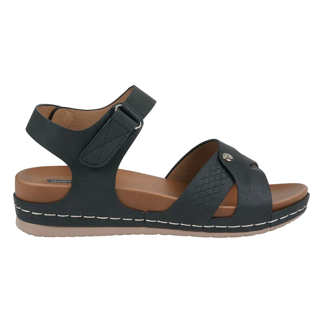 Women's Nala Black Comfort Sandals