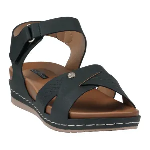 Women's Nala Black Comfort Sandals