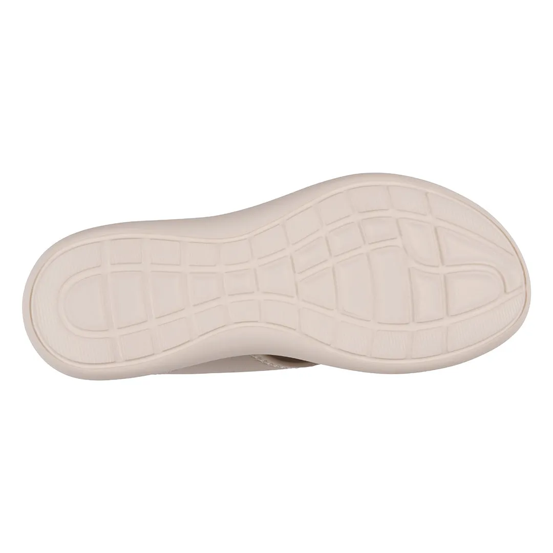 Women's Nixie Nude Stretch Lycra Wedge Sandals