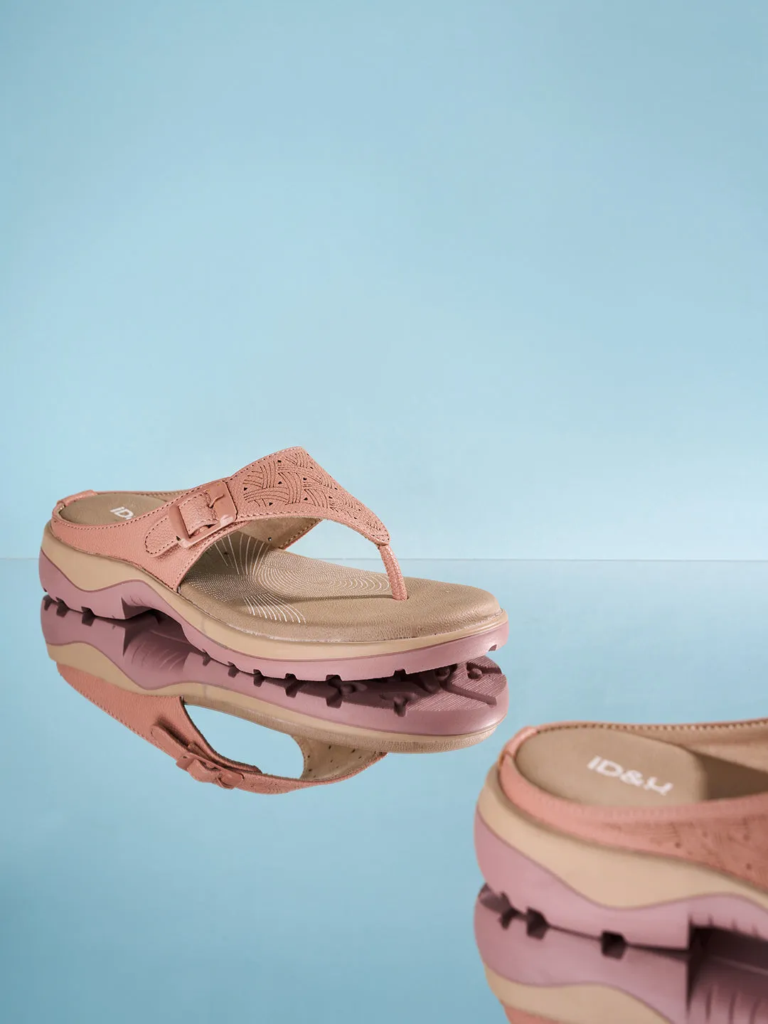 Women's Peach Thong Sandals (IU6006)