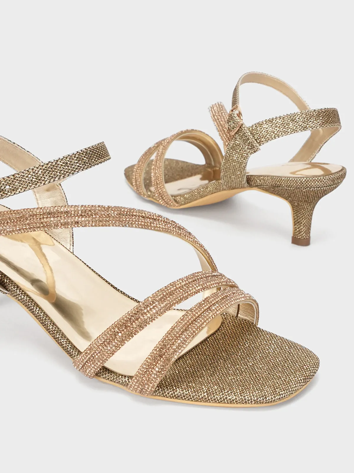 Women's "MOMUS" Glittery Party Sandals