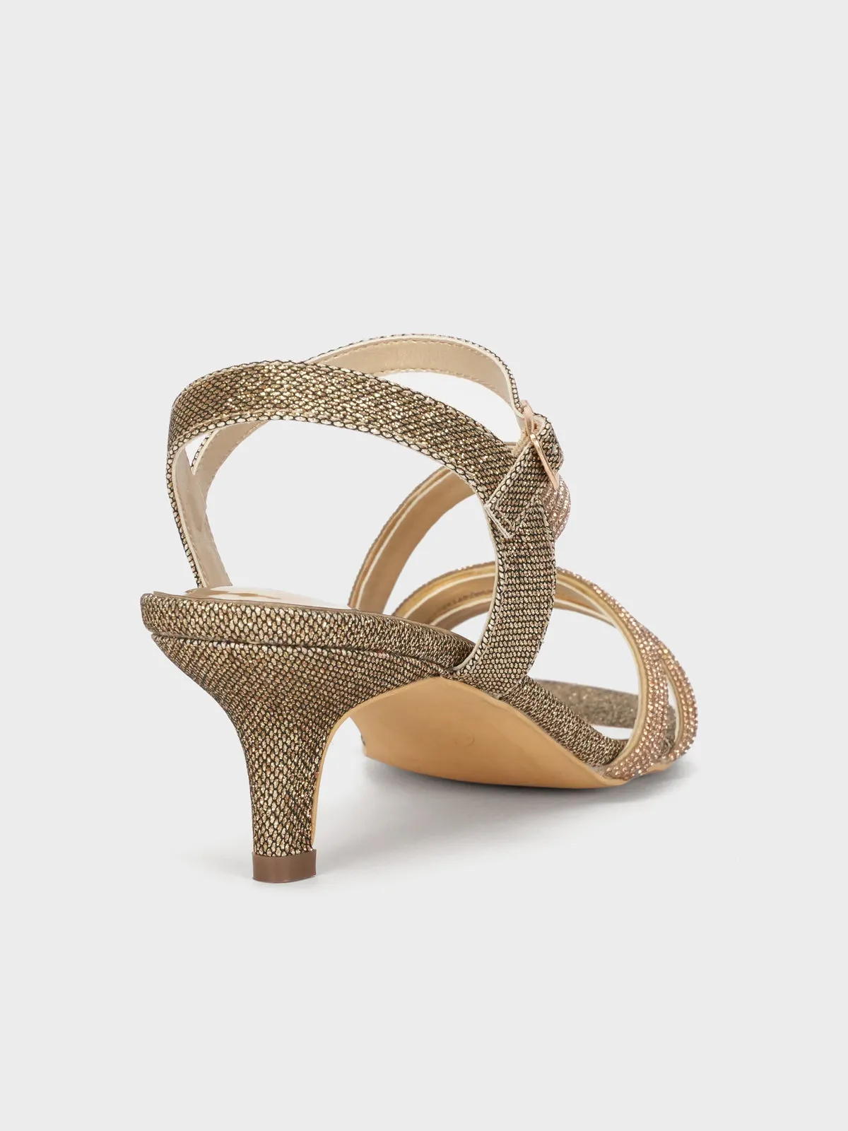 Women's "MOMUS" Glittery Party Sandals