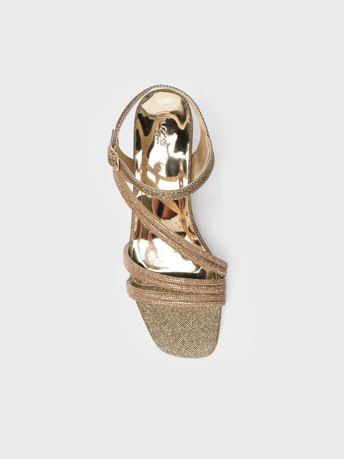Women's "MOMUS" Glittery Party Sandals
