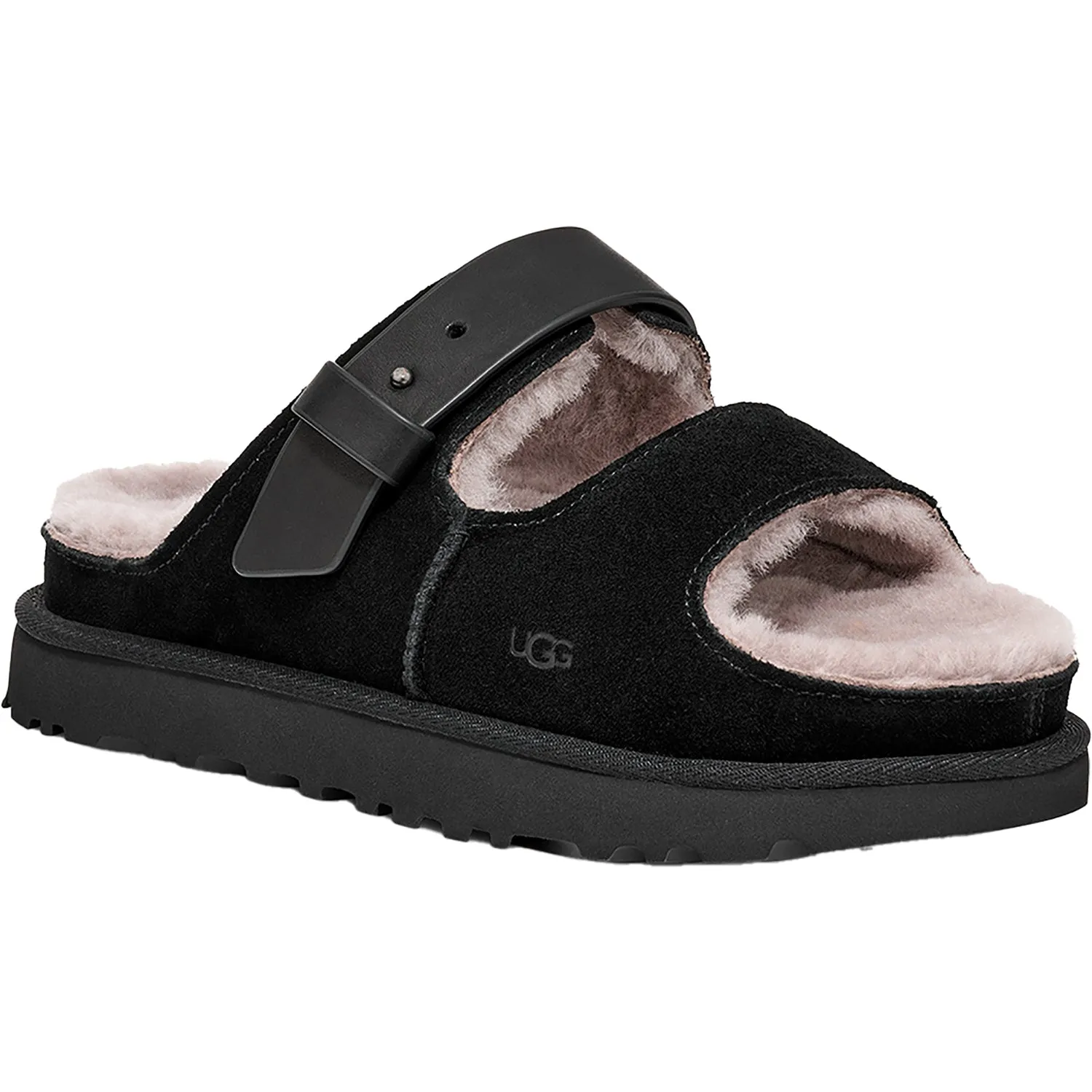 Women's UGG Greenport Strap Slide Black
