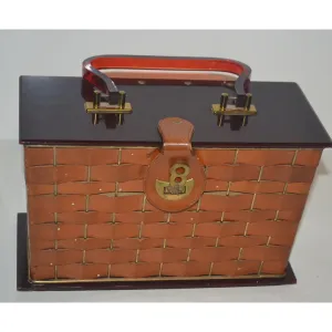 Woven Lucite Purse By Dorset Rex